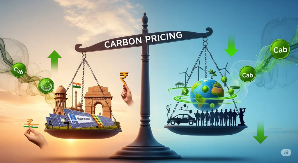 India carbon pricing leadership with emissions trading and climate policies 2025
