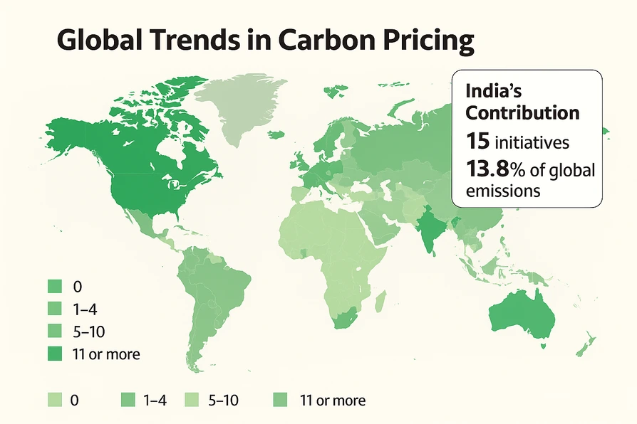Global Carbon Pricing Trends with India Global Carbon Pricing Trends with India Highlighted