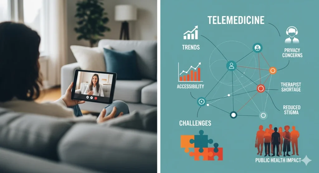 AI-powered telemedicine for mental health care,