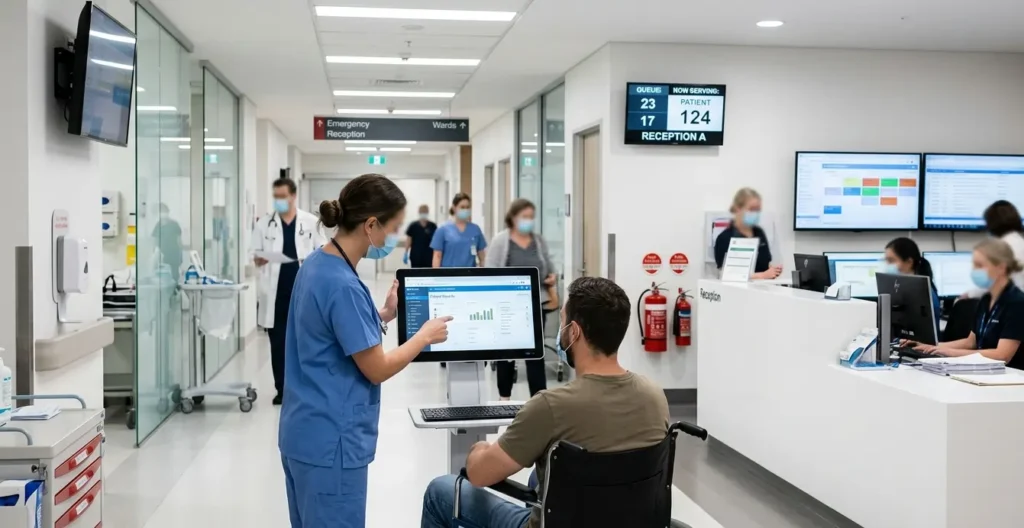 Patient experience and hospital care management system.